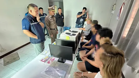 ทลายออฟฟิศเว็บพนันที่เชียงใหม่ รวบ 9 ผู้ต้องหา เงินหมุน 35 ล้านต่อเดือน