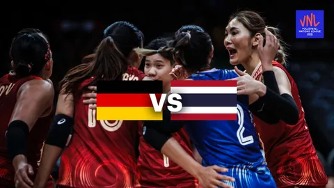 เปิดสถิติ 5 ครั้งหลังสุด "วอลเลย์บอลหญิงทีมชาติไทย" VS "เยอรมนี" ศึก "VNL 2024" สัปดาห์ 3 นัด 4