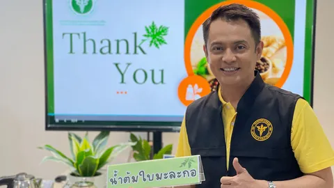 "จิรพงษ์" ย้ำ "น้ำต้มใบมะละกอ" สู้ไข้เลือดออก ช่วยเพิ่มเกล็ดเลือดผู้ป่วย