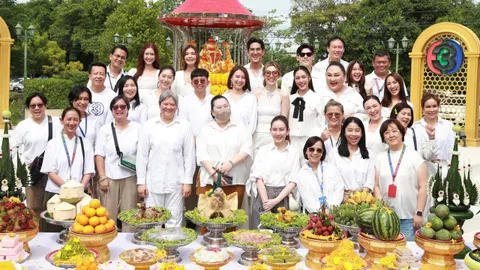 “หลิง-ออม” นำทีมบวงสรวง “ใจซ่อนรัก” แฟนคลับส่งขบวน Food Truck ซัพพอร์ต