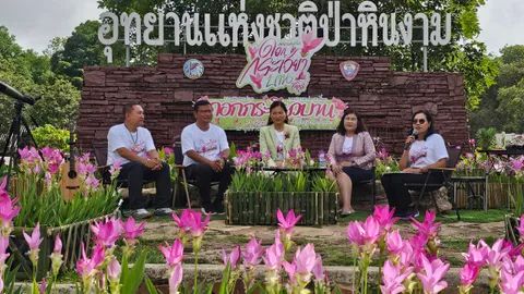 ทุ่งดอกกระเจียวชัยภูมิ บานสะพรั่งแล้ว 15% อุทยานฯ พร้อมรับนักท่องเที่ยวปี 67