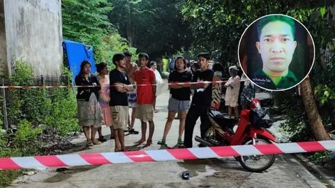 ลูกเลี้ยงแทงคอดับ อดีตนักโทษปล้นฆ่า เจอกำลังทำร้ายแม่