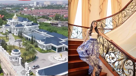 เปิดคฤหาสน์พันล้านครอบครัว เอิร์น จิรวรรณ บนพื้นที่ 20 ไร่ สวยอลังการทุกมุม