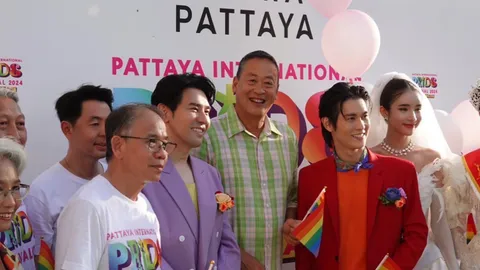 “เศรษฐา” บอกสนุกมากร่วมงาน Pride พัทยา-ตกดึกไปเดิน Walking Street ต่อ
