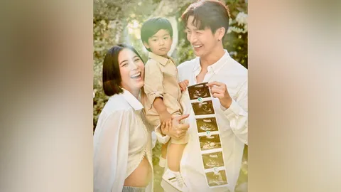 ยินดีกับคุณแม่จุ๋ย-วรัทยา ควงสามี พุฒ-พุฒิชัย ประกาศข่าวดี พีร์เจ มีน้องแล้ว