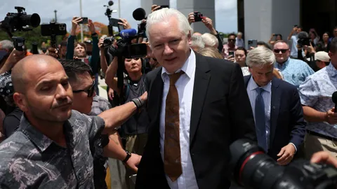 "จูเลียน อัสซานจ์" ได้รับอิสรภาพ หลังรับสารภาพในศาลสหรัฐฯ