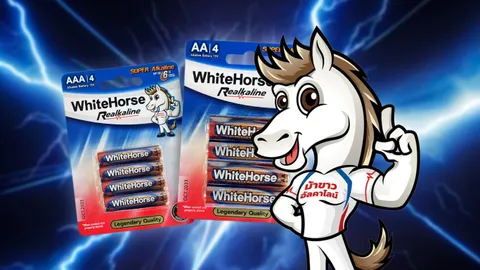 รีแบรนด์ “ถ่านม้าขาว” โกศลอุตสาหกรรม เจาะตลาดถ่านอัลคาไลน์ อุดช่องโหว่คนไทยจ่ายแพง