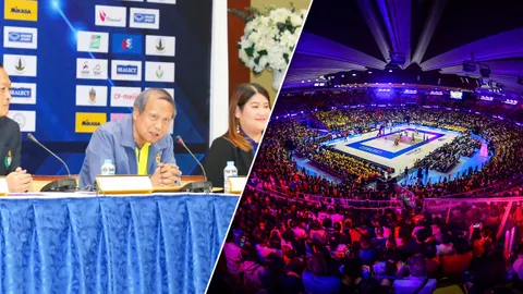 ปธ.ลูกยางโลกชมไทยจัด “VNL 2024” นายก ส.วอลเลย์บอล แย้ม เตรียมรับเป็นเจ้าภาพชิงแชมป์โลก