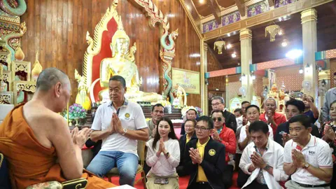 นายกฯ ถึง "อุบลฯ" สักการะพระเจ้าอินทร์แปลง ชู ‘ดิจิทัลวอลเล็ต’ ช่วยเศรษฐกิจ