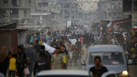 อิสราเอลถล่มภาคใต้กาซาต่อ หลังสั่งอพยพรอบใหม่ ดับแล้ว 8 ศพ เจ็บอื้อ