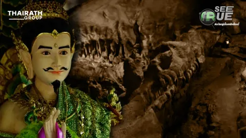 ถ้ำนางแอ่น สุสานพญานาค สถานที่ฝังกระดูกพ่อปู่ศรีสุทโธ-แม่ย่าศรีปทุมมา (คลิป)