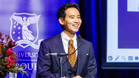 "พิธา" กล่าวสุนทรพจน์ "อาเซียน-ออสเตรเลีย" จับมือสร้าง "อำนาจกลาง" 