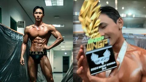 นัททิว อวดหุ่นสุดแซ่บ ปังจนคว้ารางวัล Sport Model ที่เกาหลีใต้สำเร็จ