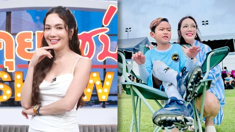 อ๋อม สกาวใจ เล่าอาการสุดแปลก ลูกชายเป็นโรคอึเต็มท้อง-บังคับอาเจียน