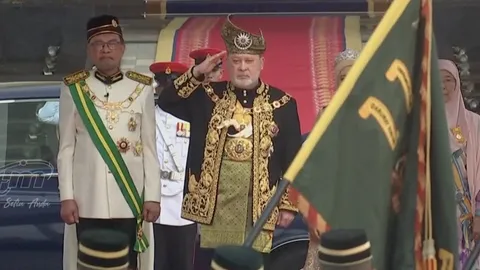 พิธีราชาภิเษกกษัตริย์องค์ที่ 17 ของมาเลย์จัดยิ่งใหญ่ แขกร่วมงานกว่า 700 คน