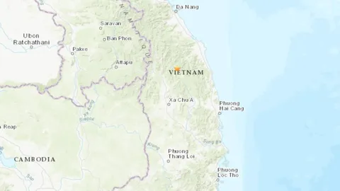 ระทึก แผ่นดินไหว ขนาด 5.1 เขย่าเวียดนาม 