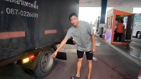 หกล้อบรรทุกหน่อไม้ ทับหัวเด็กปั๊มดับ คาดสะดุดล้มระหว่างล้อ