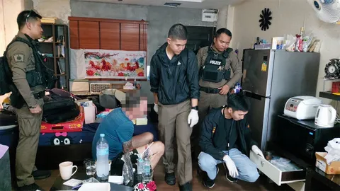 จับฝรั่งดัตช์ผลิตยาเสียสาว พบอุปกรณ์กับสารเคมีในคอนโด!