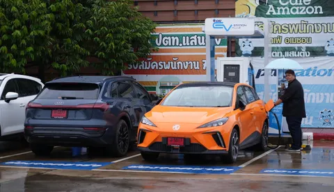 เที่ยวเกาะช้างหน้าฝนในรถ EV จุดชาร์จมี ซีฟู้ดอุดมสมบูรณ์ แต่มันจะเปียกปอนหน่อย
