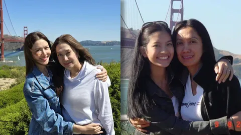 แอฟ ทักษอร โพสต์ภาพกับคุณแม่ ถ่ายที่เดิมหลังผ่านไป 21 ปี ยังสวยเป๊ะทั้งคู่