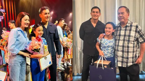 โมเมนต์อบอุ่น แอฟ ชวน สงกรานต์-ปู่ไพวงษ์ ไปดู น้องปีใหม่ แสดงมิวสิคัล