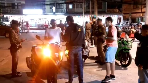 ห้าวไม่เลิก แว้นคูเวตป่วนเมือง เบิร์นยาง ยกล้อ ทั่วพัทยา (คลิป)