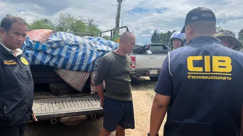 รวบนายทหารสัญญาบัตร ขนไม้ประดู่เถื่อน ส่งนายทุนบ้านถวาย 