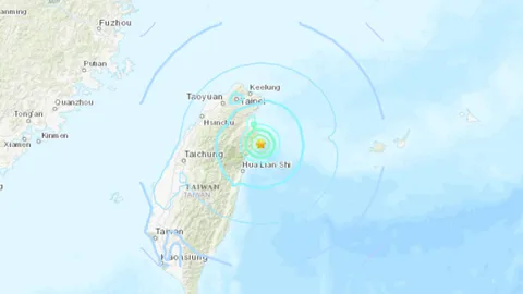 ไต้หวันระทึก เกิดแผ่นดินไหวขนาด 5.7 ลึกแค่ 9 กม. สะเทือนถึงไทเป