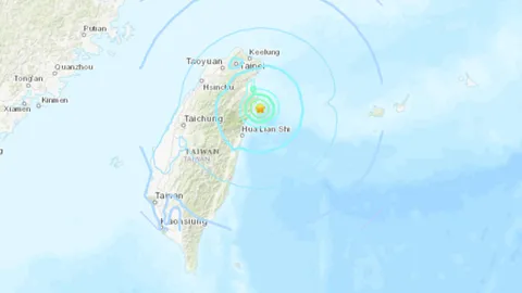 ไต้หวันระทึกซ้ำ เกิดแผ่นดินไหวอีก รุนแรง ขนาด 6.3 ลึกไม่ถึง 10 กม.
