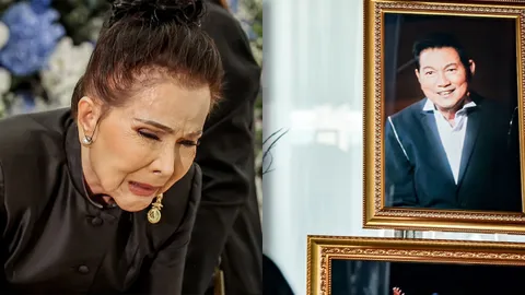 ประมวลภาพพิธีรดน้ำศพ ชรินทร์ นันทนาคร สุดเศร้า พี่น้องบันเทิงร่วมอาลัย 