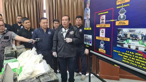 สืบภาค 9 ปิดล้อมจับแก๊งค้ายาข้ามชาติ ยึดไอซ์-ยาเค มูลค่ากว่า 100 ล้าน