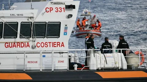 นักประดาน้ำพบเพิ่ม 5 ศพ เหตุเรือยอชต์ล่มนอกฝั่งซิซิลี ยังสูญหายอีก 1