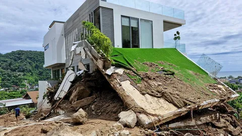 ดินสไลด์ถล่ม 