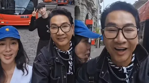 นาทีชีวิต "ไก่ วรายุฑ-จอย รินลณี" เกือบเจอรถเมล์พุ่งชน ผิดเองไม่ระวังตัว (คลิป)