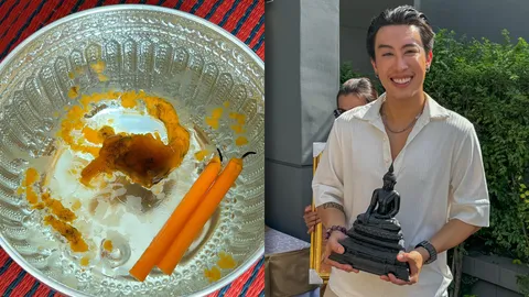 "นุ๊ก ธนดล" ขึ้นบ้านใหม่ ขอบคุณ "ป๊ายปาย" ที่ร่วมเดินทาง เผยเลขขันน้ำมนต์