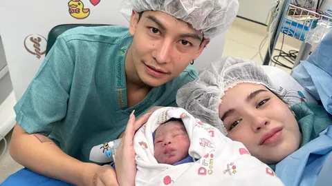 "เต้ย อภิวัฒน" ดีใจ "ขนม" คลอดลูกชายแล้ว เผยสาเหตุต้องอยู่ในตู้อบ 1 เดือน