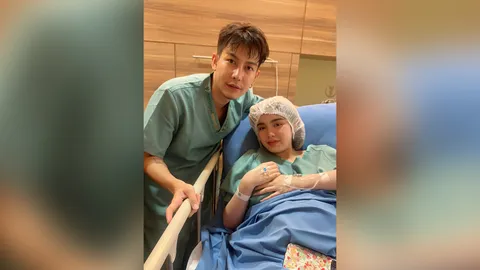 ครูเต้ย อภิวัฒน์ ไม่ปล่อยให้สงสัยนาน เผยสาเหตุหน้าลูกชายมีรอยช้ำหลังคลอด