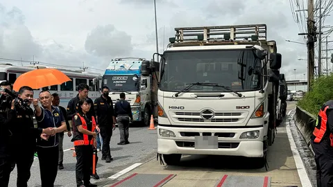 ลุยค้น 7 จังหวัด 11 จุด แก๊งด่านชั่งน้ำหนัก รีดเก็บส่วยรถบรรทุก