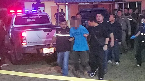 ทรพีคลั่งยานรก ก่อคดีมาตุฆาต สับหัวแม่เละดับคาบ้าน ตำรวจจับได้ทันควัน