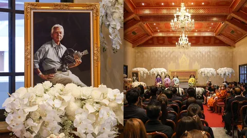 บรรยากาศสุดเศร้า สวดพระอภิธรรม "ฉลอง ภักดีวิจิตร" คืนที่ 2 คนร่วมไว้อาลัยแน่น