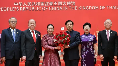 สถานทูตจีนจัดงานครบรอบ 75 ปีวันชาติ นายกฯแพทองธารร่วมยินดี