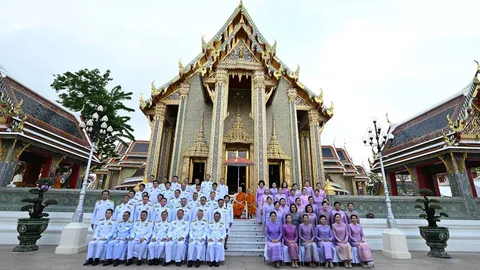 สมเด็จพระสังฆราชให้ปลัด มท.นำคณะเข้าเฝ้าโอกาสเกษียณราชการ