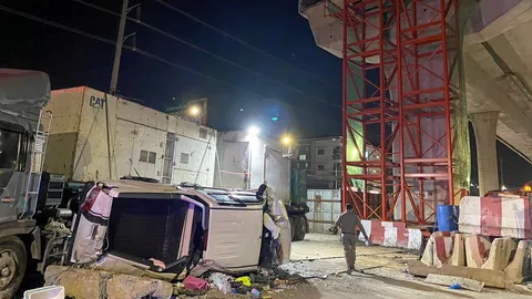 สั่งหยุดทางยกระดับอ่อนนุช ให้รับเหมาแก้ไขหลังเหตุรถฝ่าแนวกั้นตกสะพาน