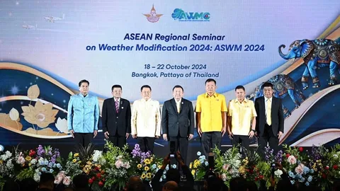 ก.เกษตรฯ โดยกรมฝนหลวงฯ จัดประชุมเชิงปฏิบัติการ ASEAN Regional Seminar on Weather Modification 2024