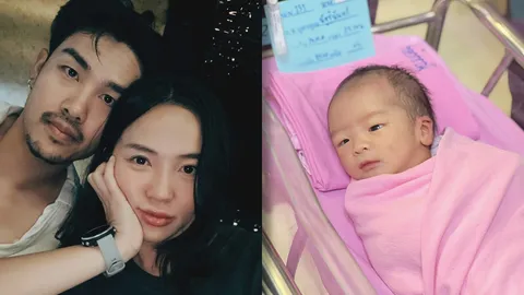 ฐากูร อดีตสามี เป็กกี้ ศรีธัญญา เป็นคุณพ่อป้ายแดง หลังภรรยาคลอดลูกชายคนแรก