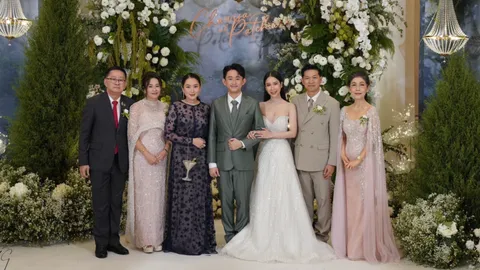 นายกฯ อิ๊งค์ ร่วมงานแต่ง “ลูกชายประเสริฐ” นักการเมือง-รมต.แห่ร่วมคึกคัก