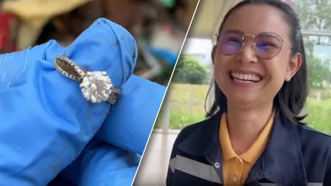 เปิดใจเจ้าของแหวนเพชร ยันลืมจริง คุ้ยเจอในบ่อขยะ 70 ไร่ (คลิป)