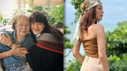 จ๊ะจ๋า หลานสาวคุณยายบรรเจิดศรี เปิดภาพความผูกพันย่าหลาน เผยที่มารอยสักที่แขน