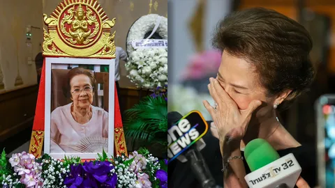 ประมวลภาพงานศพคุณยายบรรเจิดศรี ยมาภัย คืนแรก เต็มไปด้วยความโศกเศร้า