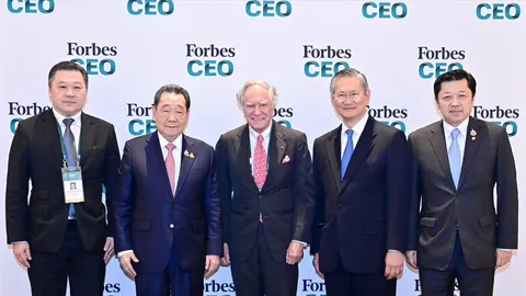 ธนินท์-สุภกิต-ศุภชัย เจียรวนนท์ ร่วมงาน Forbes Global CEO แลกเปลี่ยนวิสัยทัศน์สู่อนาคต